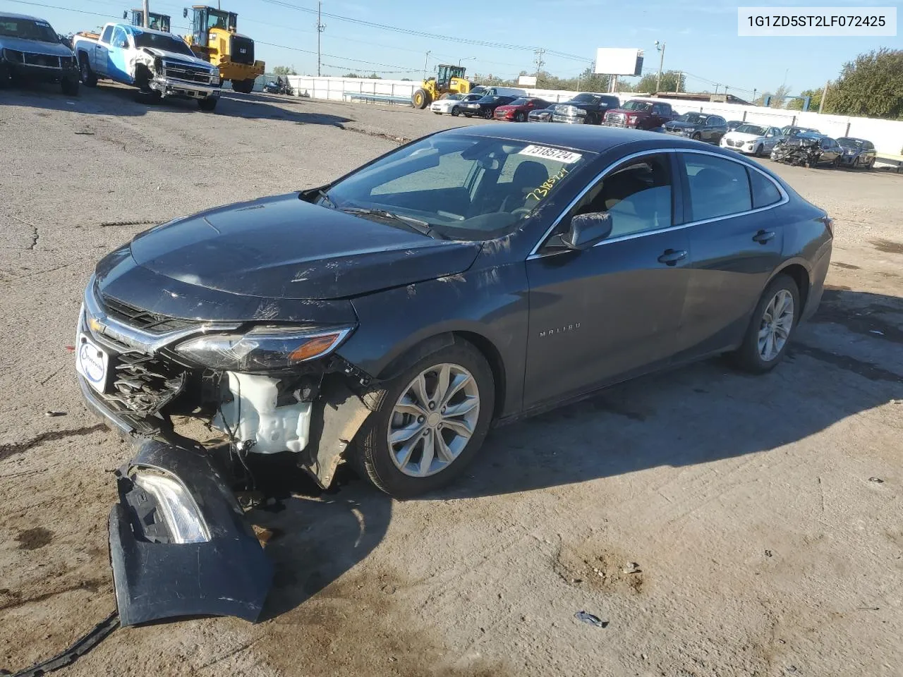 2020 Chevrolet Malibu Lt VIN: 1G1ZD5ST2LF072425 Lot: 73185724