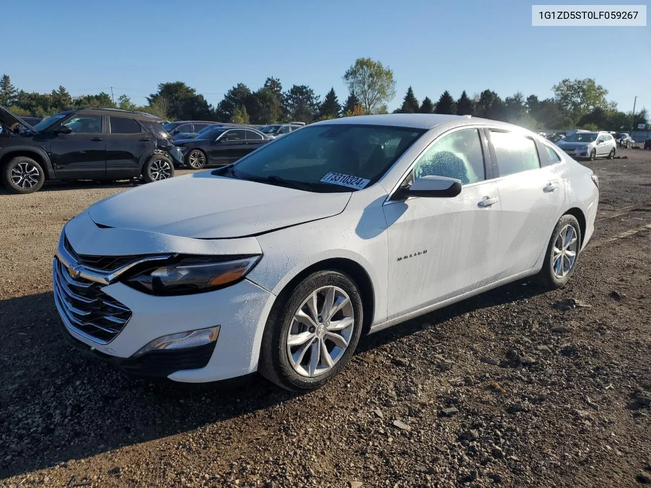 2020 Chevrolet Malibu Lt VIN: 1G1ZD5ST0LF059267 Lot: 73310324