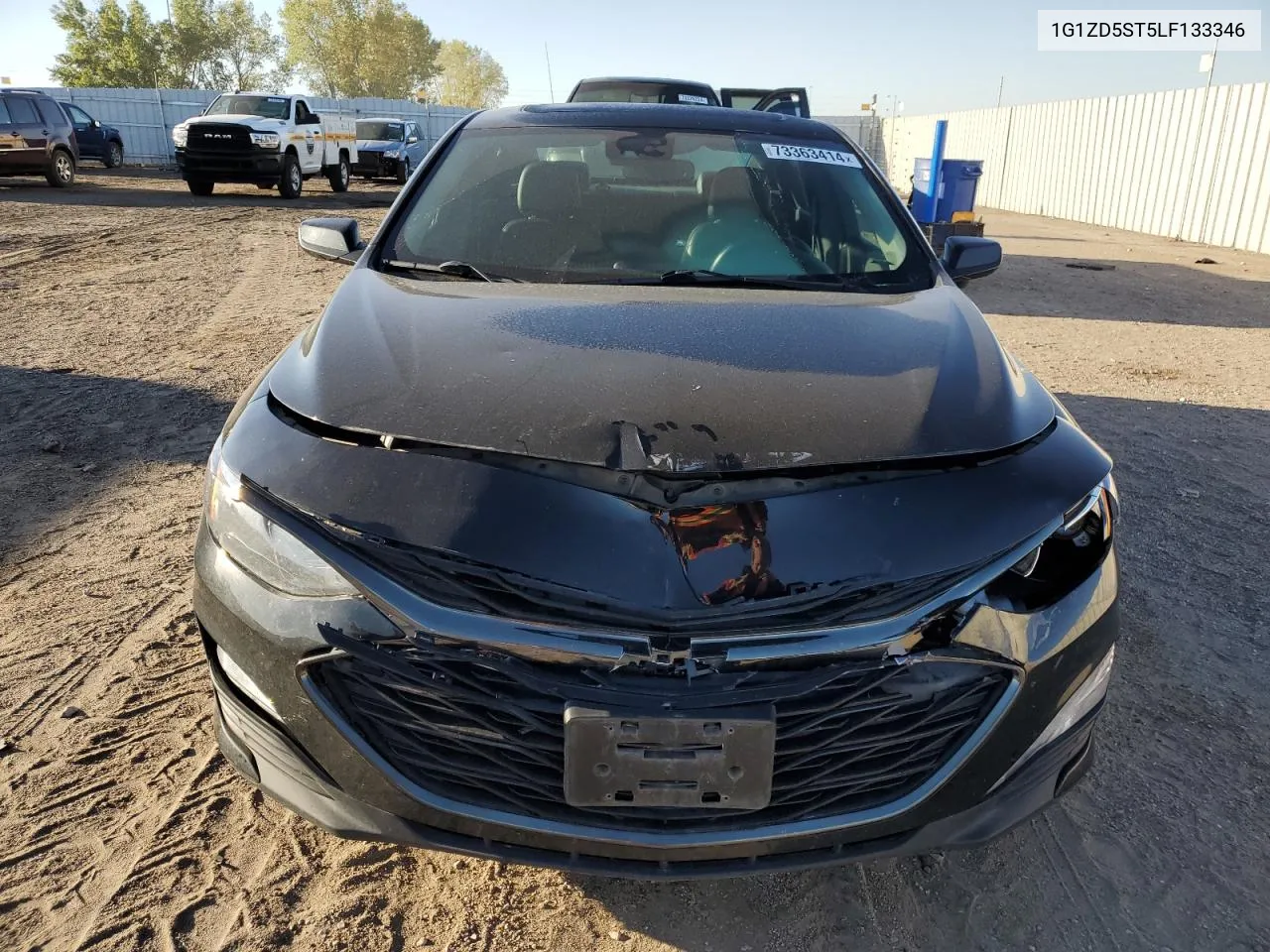 2020 Chevrolet Malibu Lt VIN: 1G1ZD5ST5LF133346 Lot: 73363414