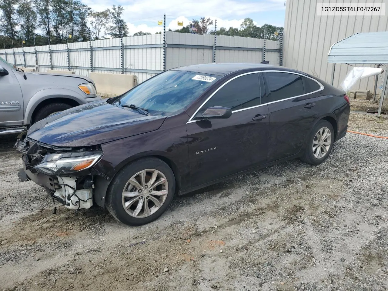 2020 Chevrolet Malibu Lt VIN: 1G1ZD5ST6LF047267 Lot: 73560224