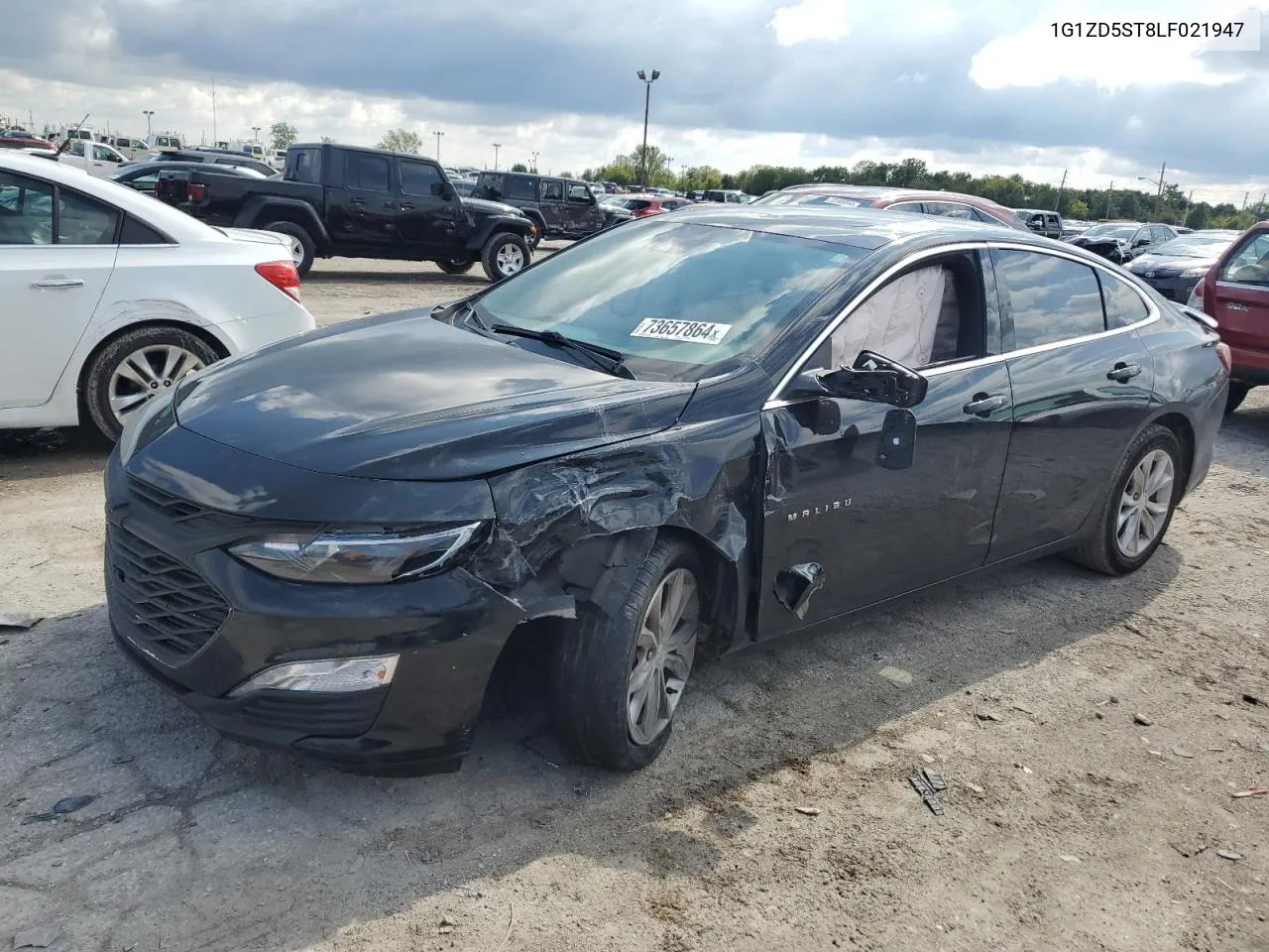 2020 Chevrolet Malibu Lt VIN: 1G1ZD5ST8LF021947 Lot: 73657864