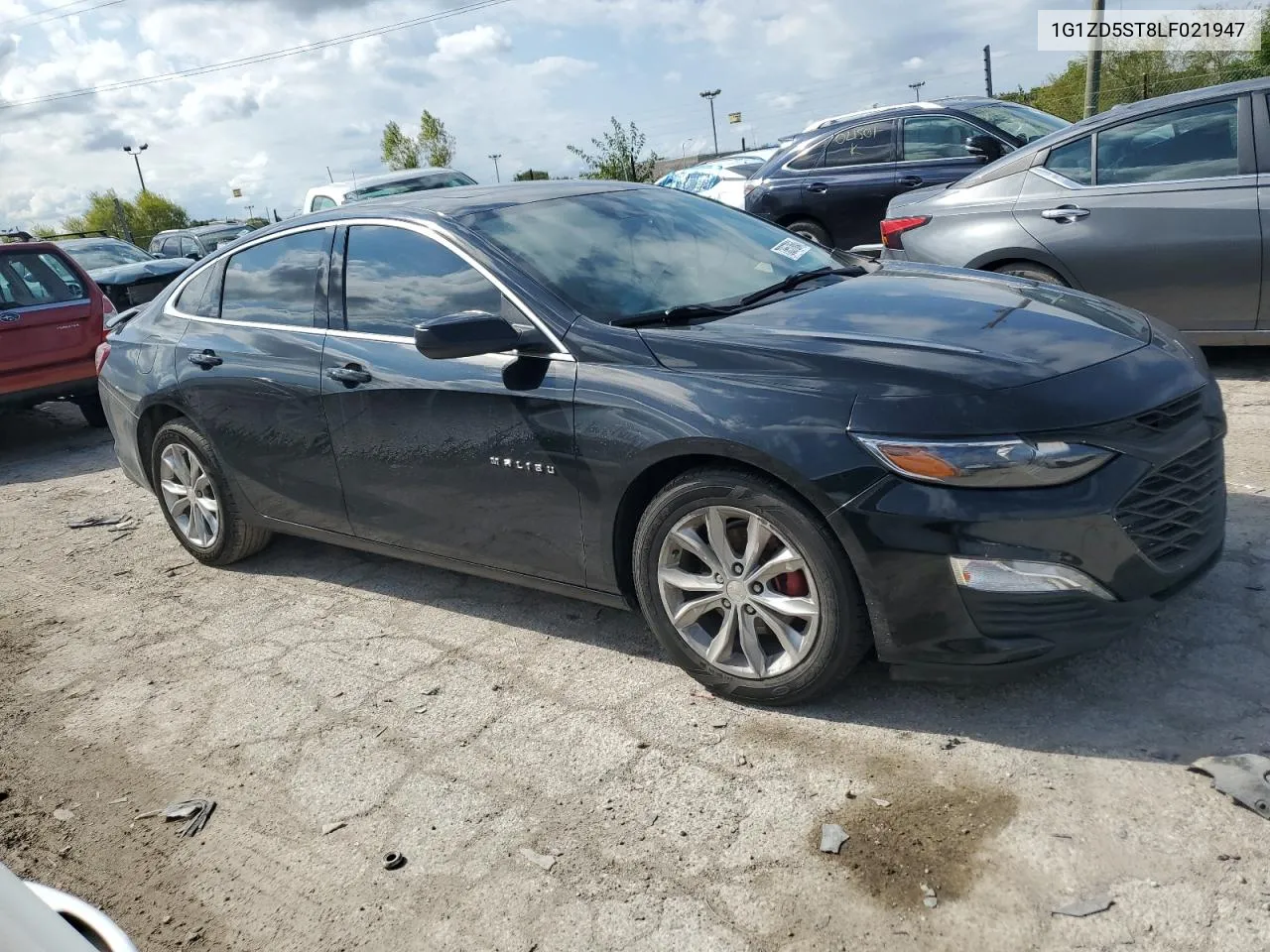 2020 Chevrolet Malibu Lt VIN: 1G1ZD5ST8LF021947 Lot: 73657864