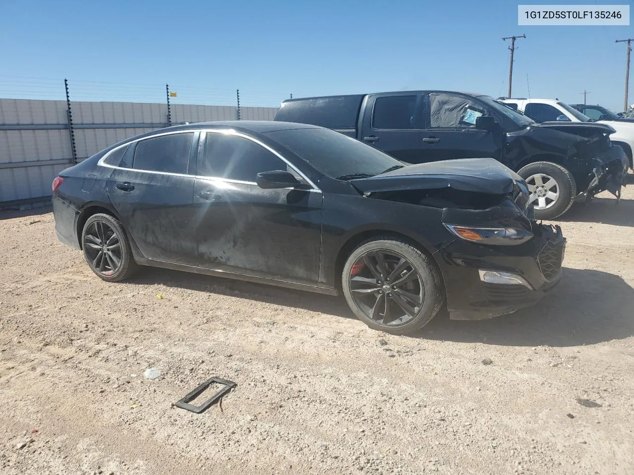 2020 Chevrolet Malibu Lt VIN: 1G1ZD5ST0LF135246 Lot: 73702524