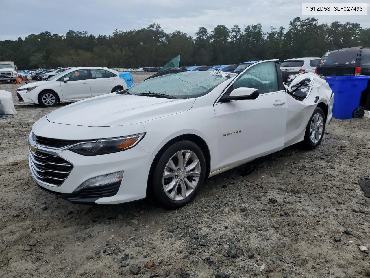 2020 Chevrolet Malibu Lt VIN: 1G1ZD5ST3LF027493 Lot: 73703754