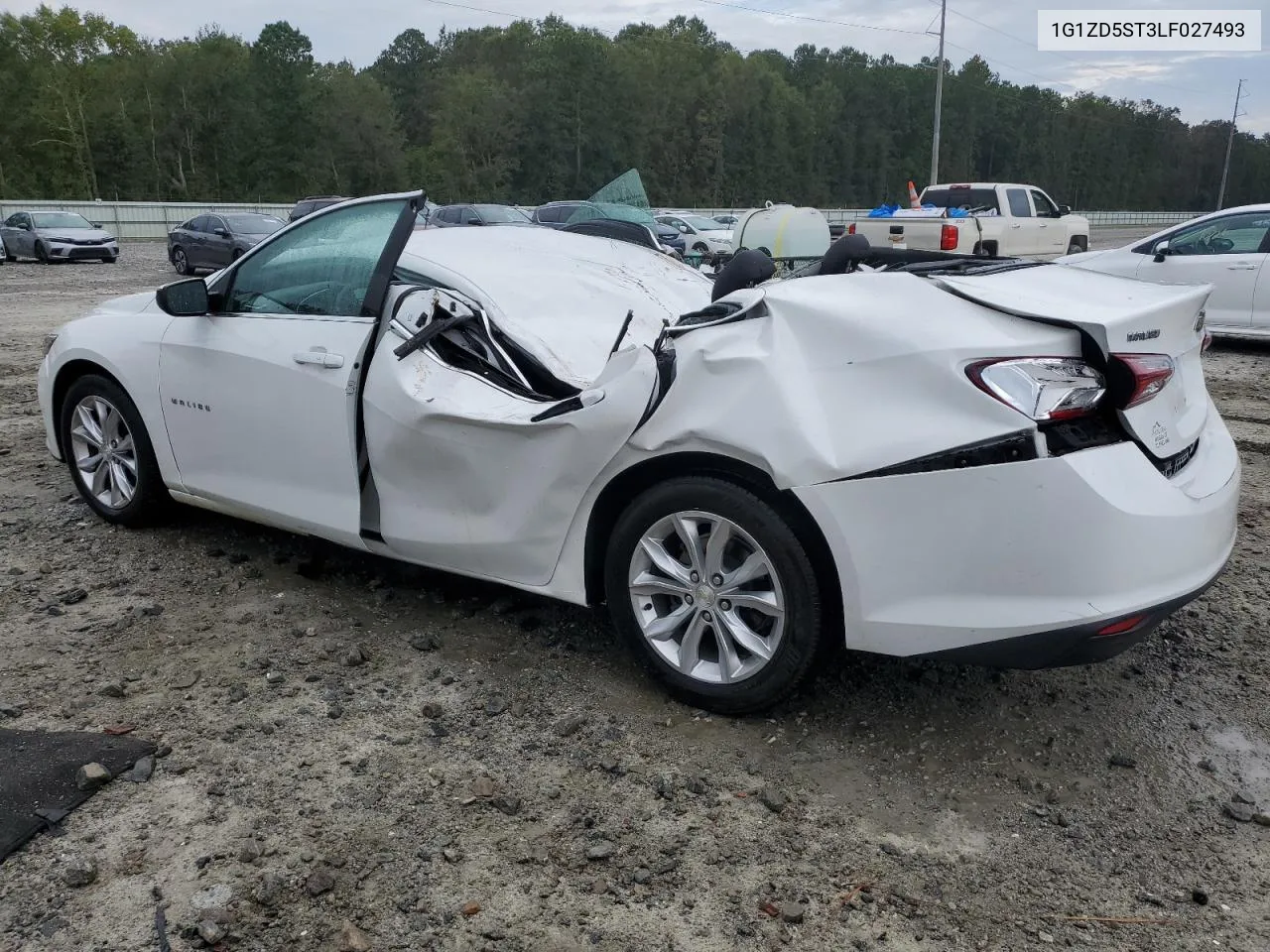 2020 Chevrolet Malibu Lt VIN: 1G1ZD5ST3LF027493 Lot: 73703754