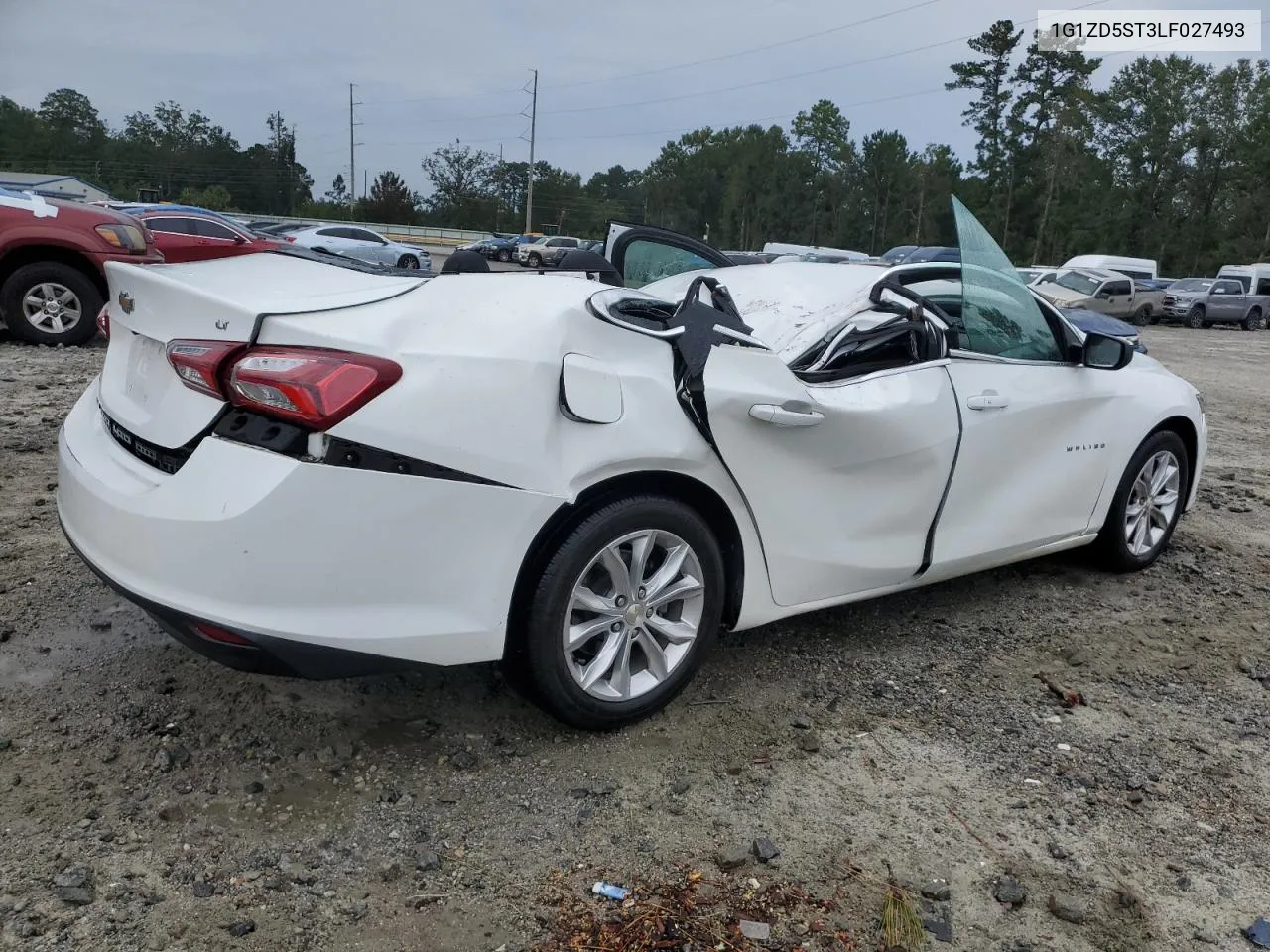 2020 Chevrolet Malibu Lt VIN: 1G1ZD5ST3LF027493 Lot: 73703754