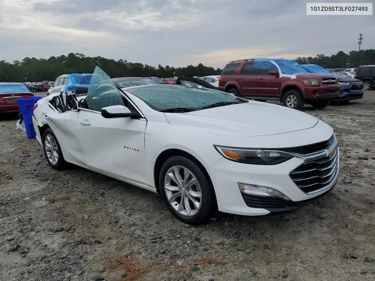 2020 Chevrolet Malibu Lt VIN: 1G1ZD5ST3LF027493 Lot: 73703754