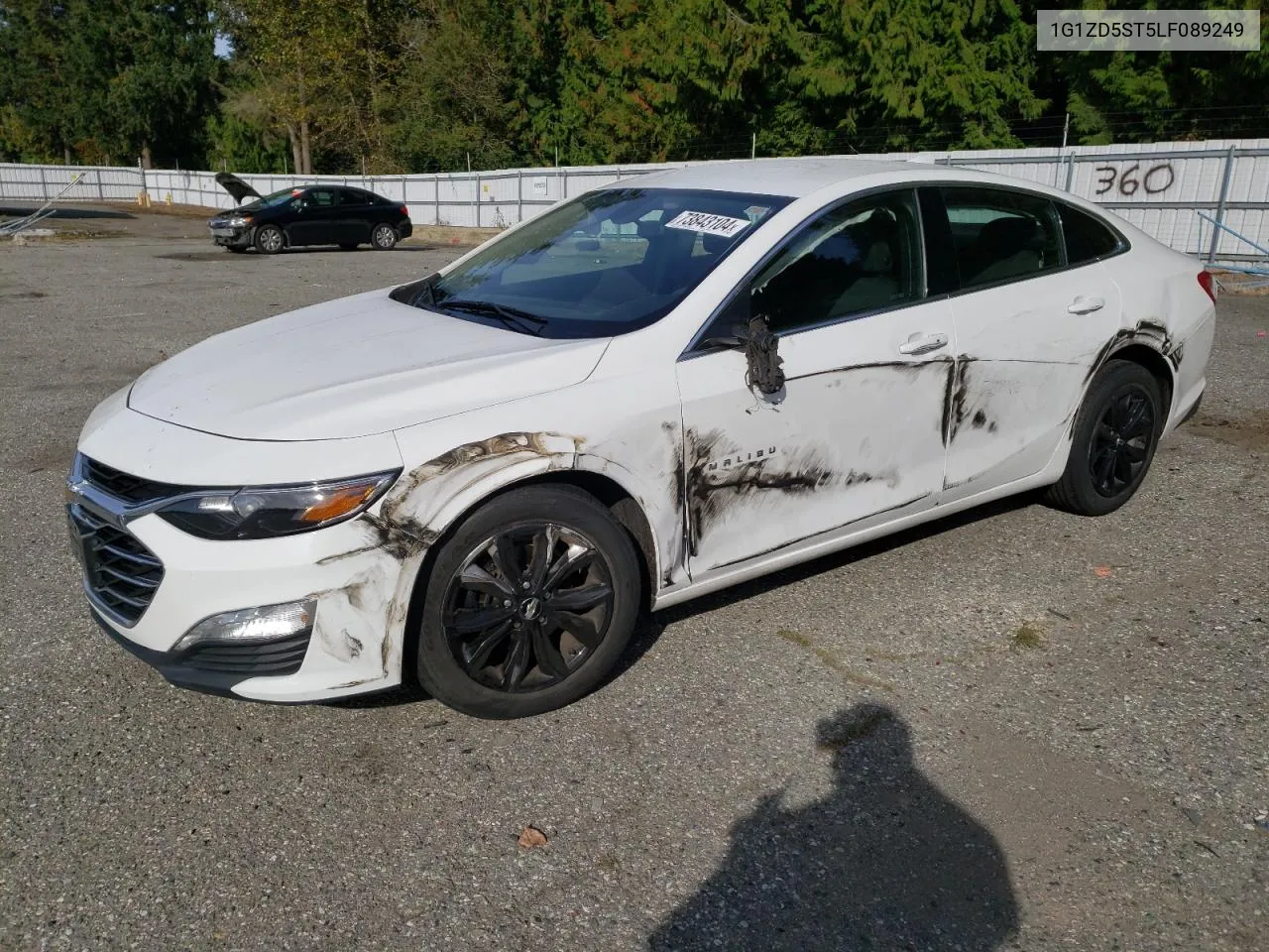 2020 Chevrolet Malibu Lt VIN: 1G1ZD5ST5LF089249 Lot: 73843104