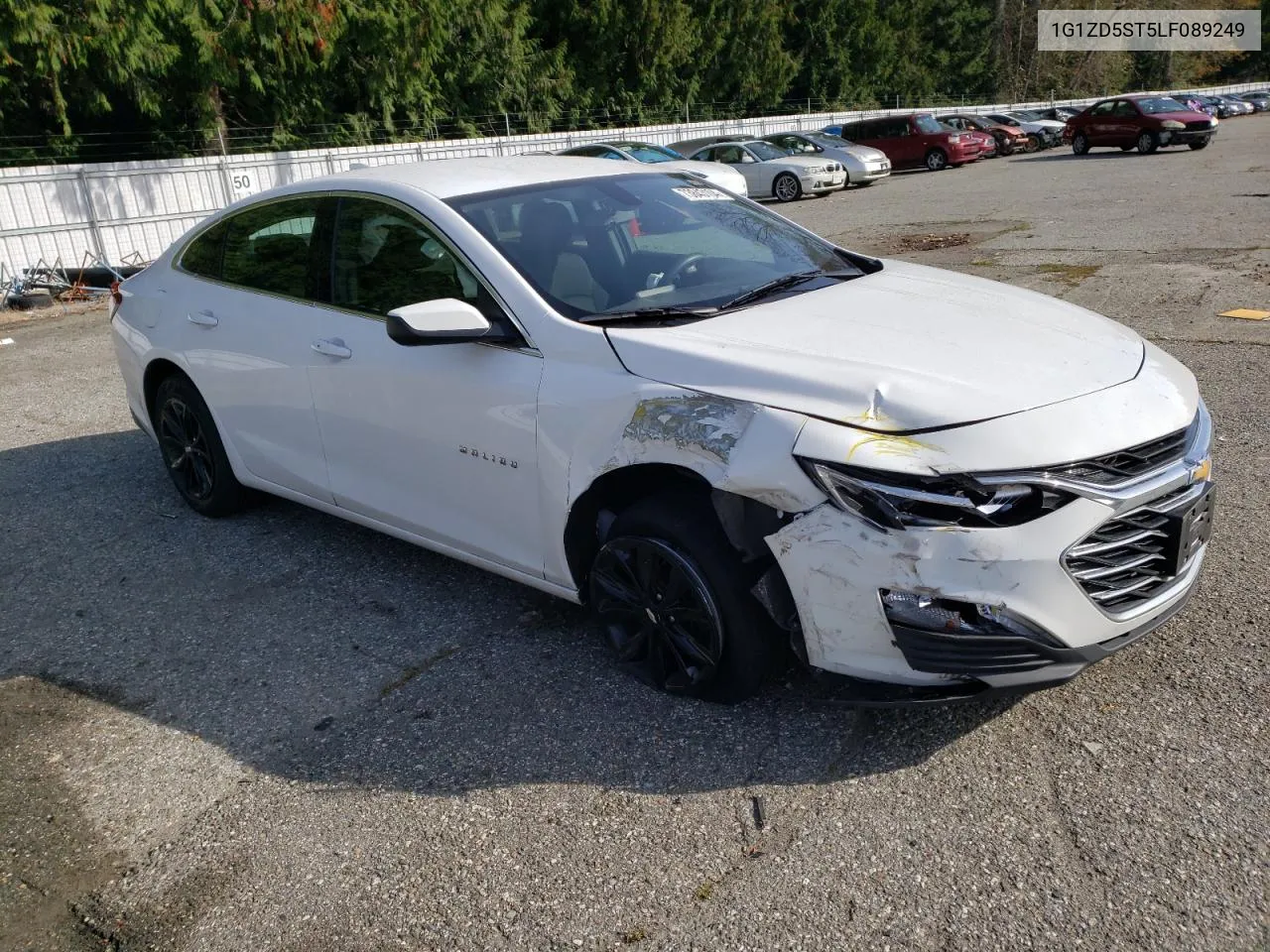 2020 Chevrolet Malibu Lt VIN: 1G1ZD5ST5LF089249 Lot: 73843104