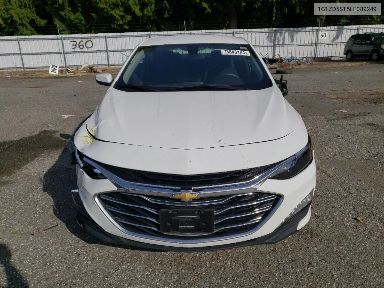 2020 Chevrolet Malibu Lt VIN: 1G1ZD5ST5LF089249 Lot: 73843104