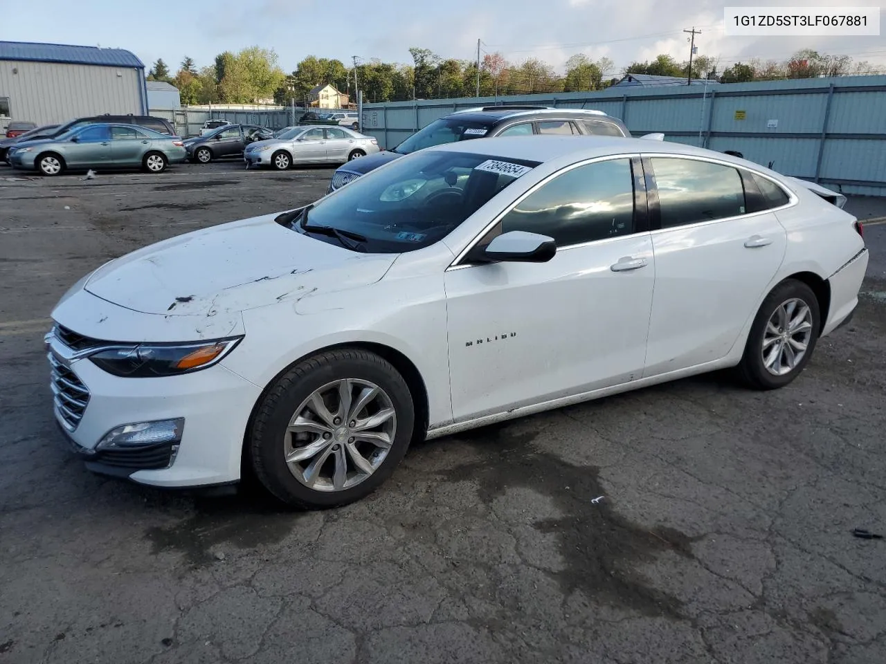 2020 Chevrolet Malibu Lt VIN: 1G1ZD5ST3LF067881 Lot: 73846654