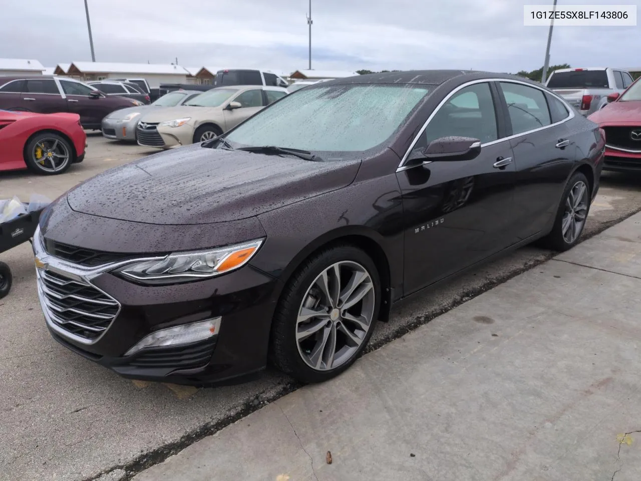 2020 Chevrolet Malibu Premier VIN: 1G1ZE5SX8LF143806 Lot: 74042644