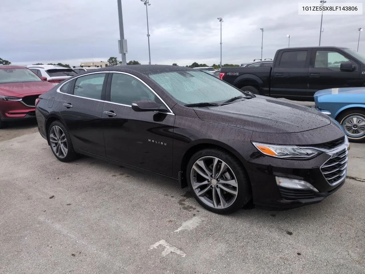 2020 Chevrolet Malibu Premier VIN: 1G1ZE5SX8LF143806 Lot: 74042644