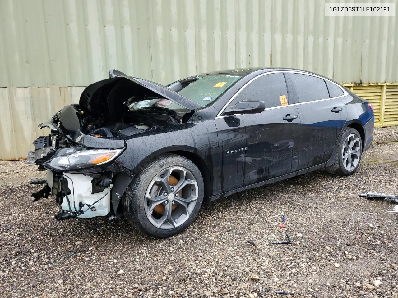 2020 Chevrolet Malibu Lt VIN: 1G1ZD5ST1LF102191 Lot: 74086504