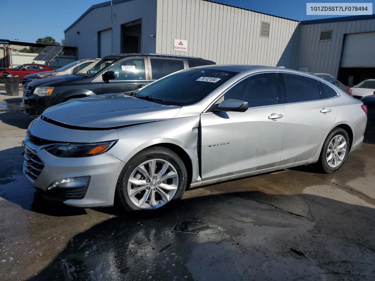 2020 Chevrolet Malibu Lt VIN: 1G1ZD5ST7LF078494 Lot: 74112104