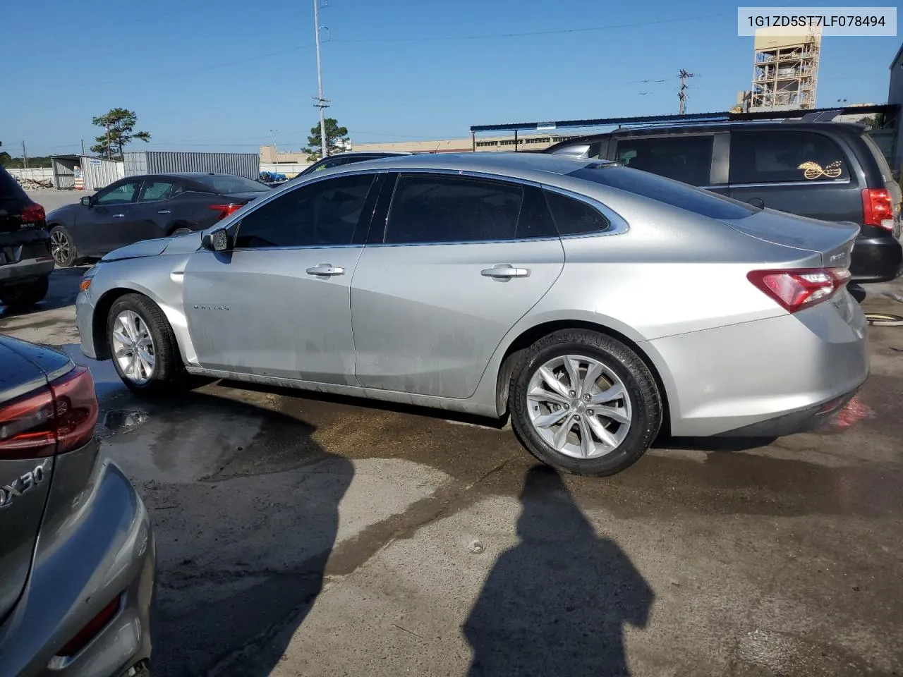 2020 Chevrolet Malibu Lt VIN: 1G1ZD5ST7LF078494 Lot: 74112104