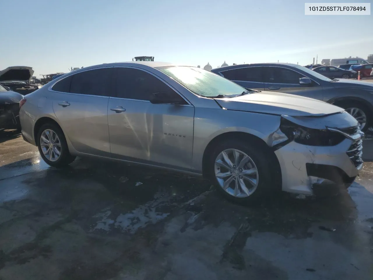 2020 Chevrolet Malibu Lt VIN: 1G1ZD5ST7LF078494 Lot: 74112104