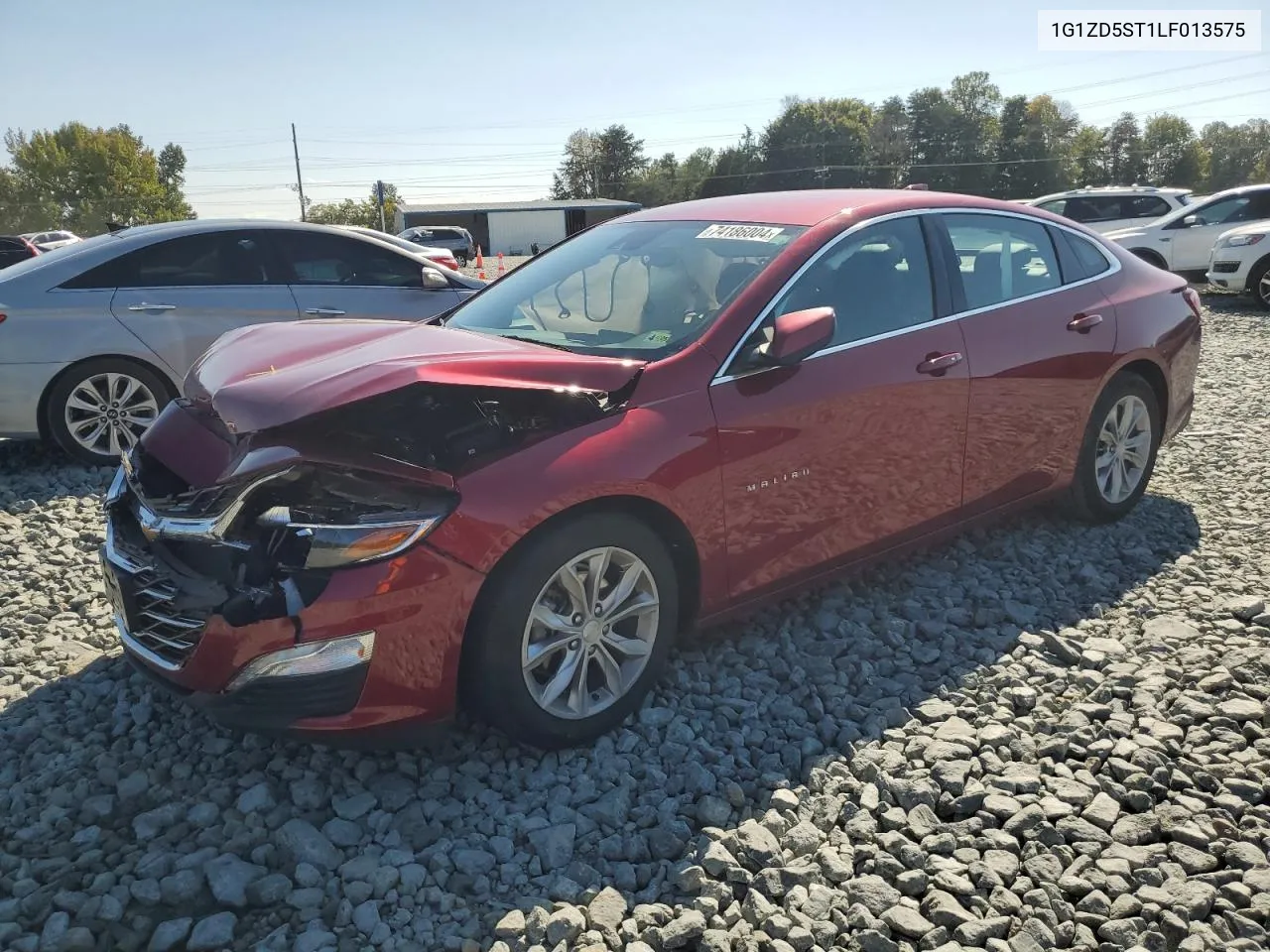 2020 Chevrolet Malibu Lt VIN: 1G1ZD5ST1LF013575 Lot: 74186004