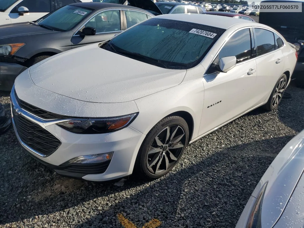 2020 Chevrolet Malibu Rs VIN: 1G1ZG5ST7LF060570 Lot: 74207604