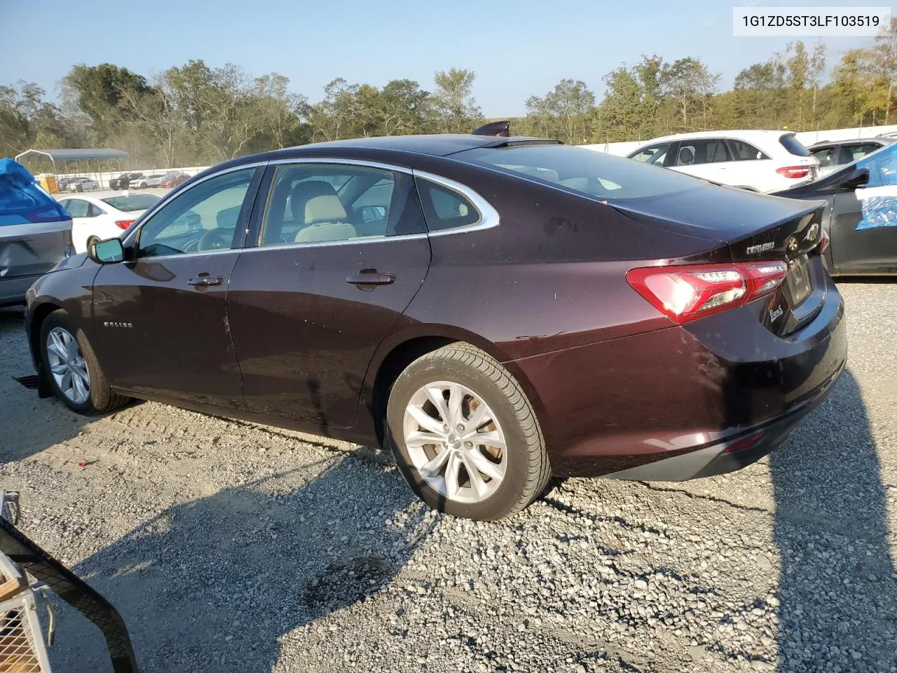 2020 Chevrolet Malibu Lt VIN: 1G1ZD5ST3LF103519 Lot: 74337684