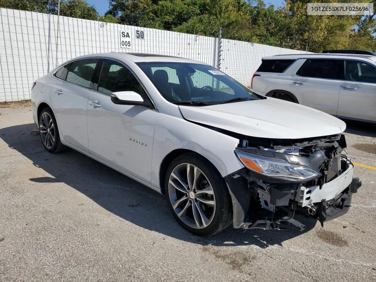 2020 Chevrolet Malibu Premier VIN: 1G1ZE5SX7LF025696 Lot: 74350454