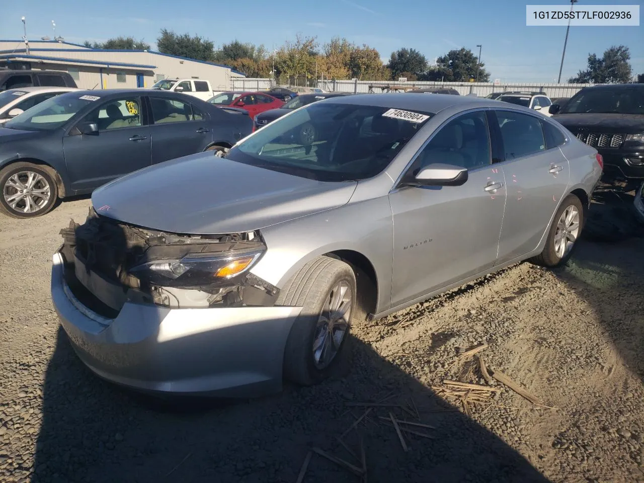 2020 Chevrolet Malibu Lt VIN: 1G1ZD5ST7LF002936 Lot: 74630904