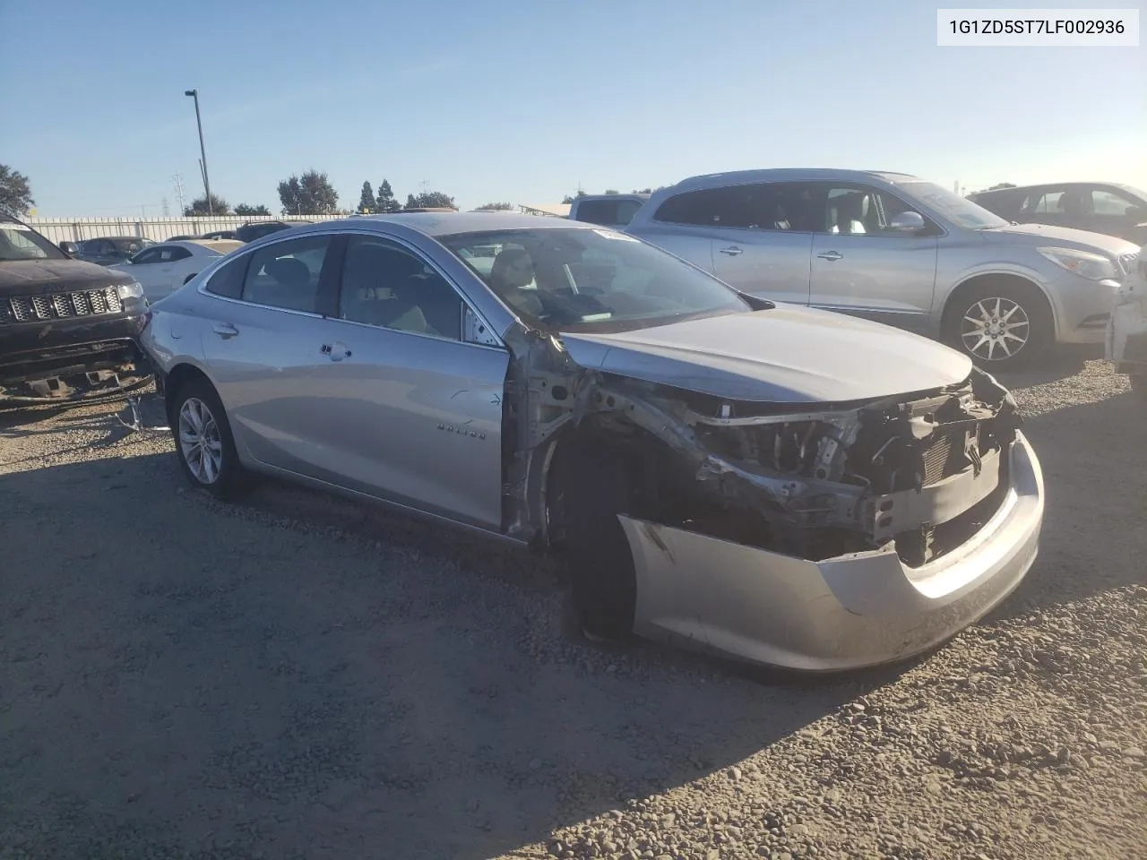 2020 Chevrolet Malibu Lt VIN: 1G1ZD5ST7LF002936 Lot: 74630904