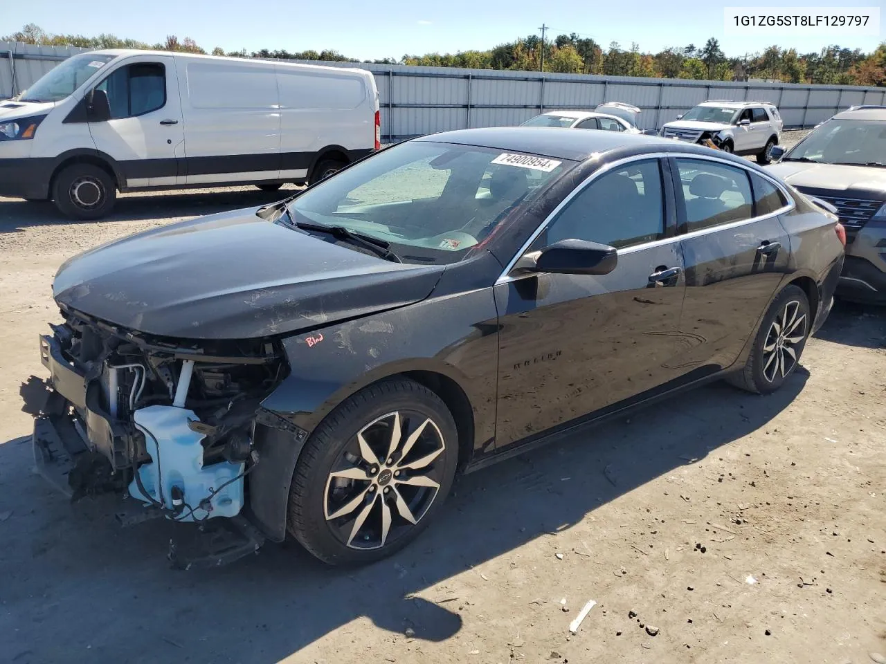 2020 Chevrolet Malibu Rs VIN: 1G1ZG5ST8LF129797 Lot: 74900954