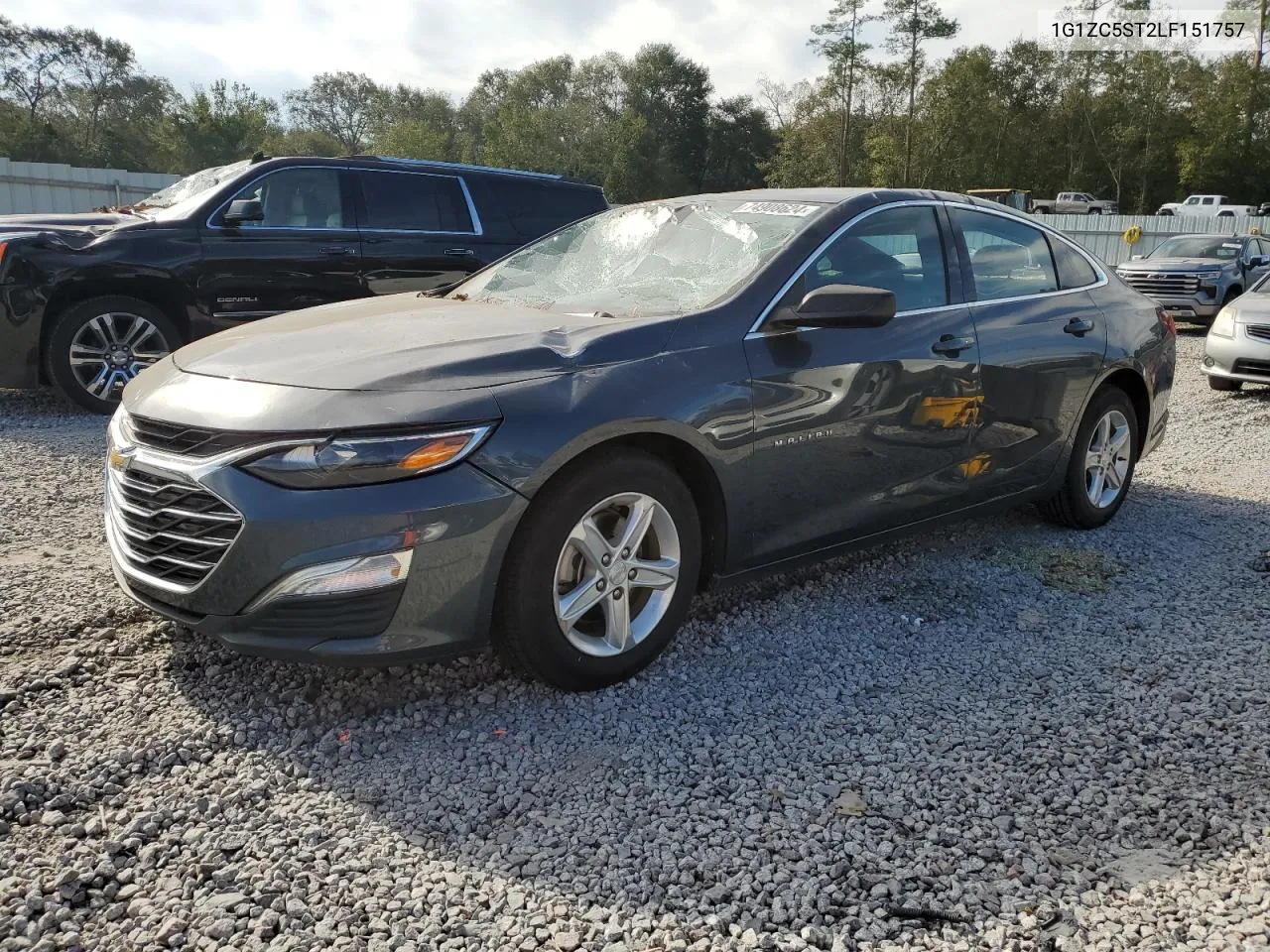 2020 Chevrolet Malibu Ls VIN: 1G1ZC5ST2LF151757 Lot: 74908624