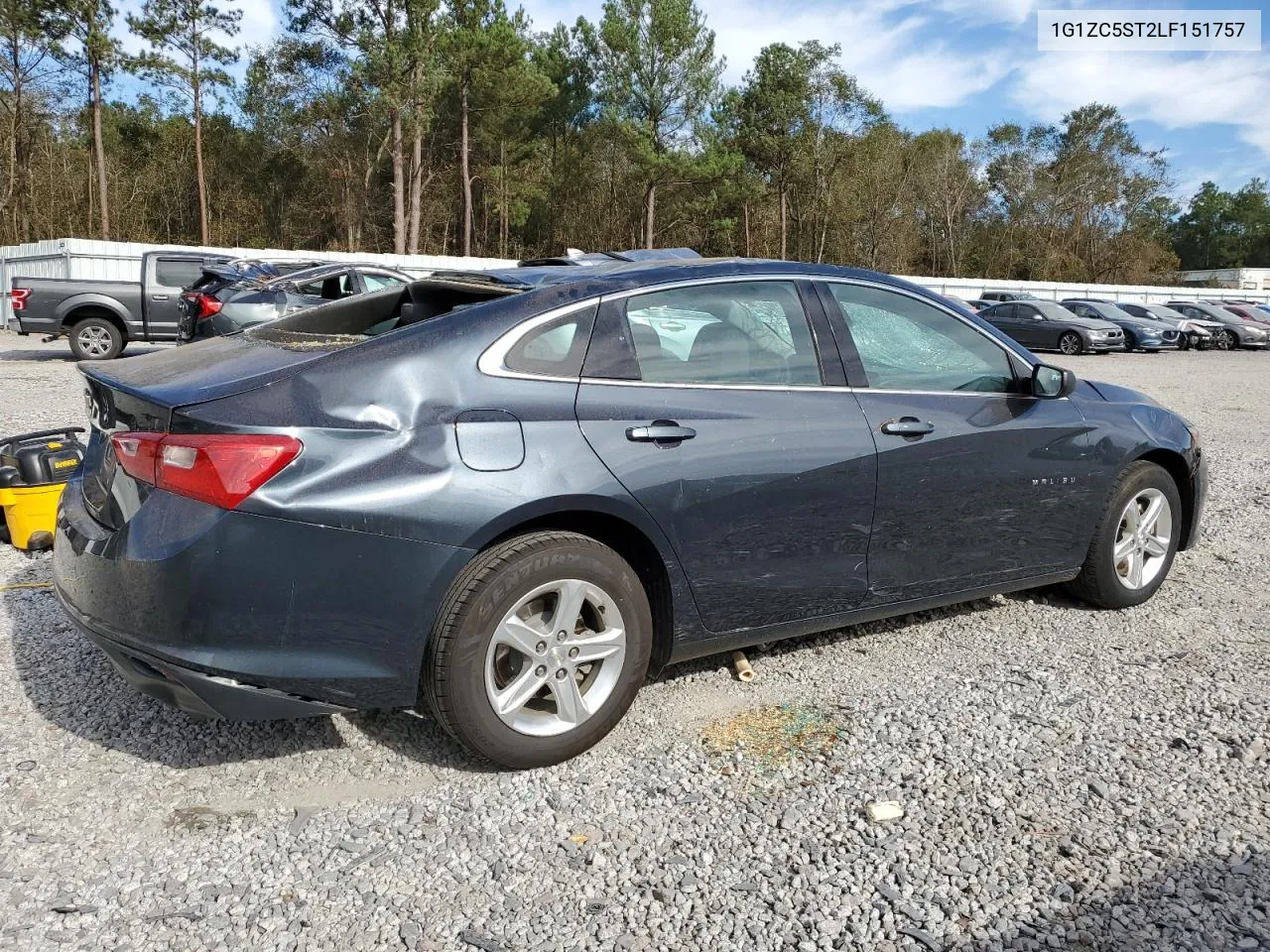 2020 Chevrolet Malibu Ls VIN: 1G1ZC5ST2LF151757 Lot: 74908624