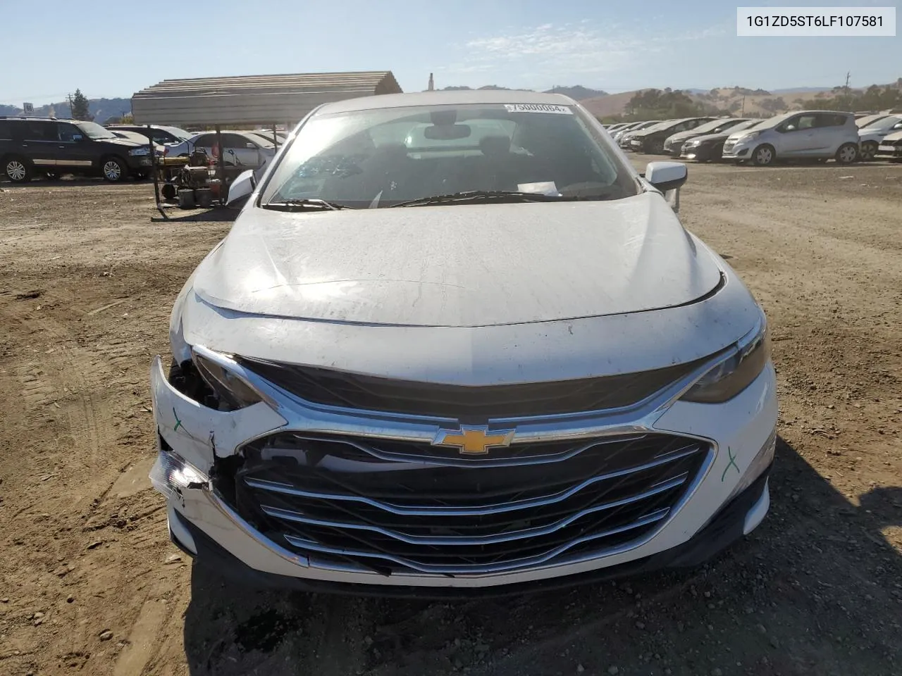 2020 Chevrolet Malibu Lt VIN: 1G1ZD5ST6LF107581 Lot: 75000064