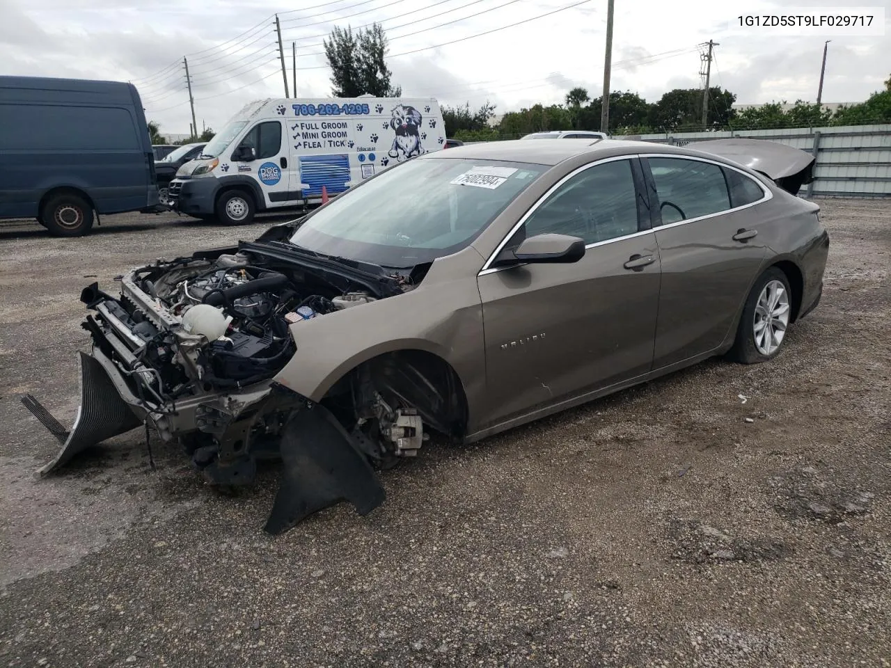 2020 Chevrolet Malibu Lt VIN: 1G1ZD5ST9LF029717 Lot: 75002994