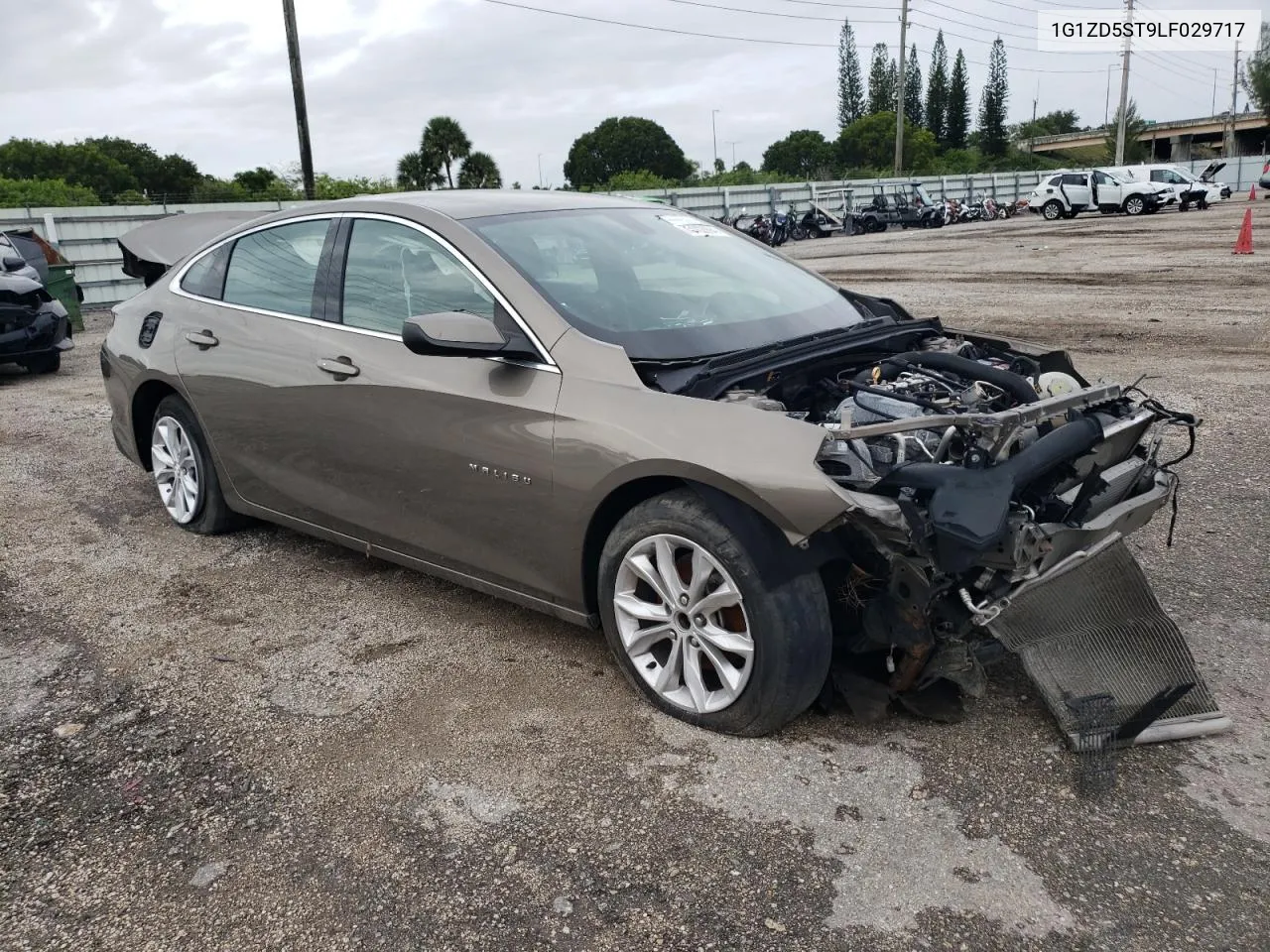 2020 Chevrolet Malibu Lt VIN: 1G1ZD5ST9LF029717 Lot: 75002994