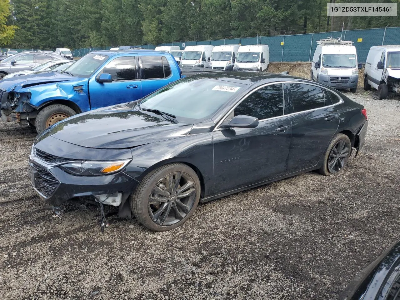 2020 Chevrolet Malibu Lt VIN: 1G1ZD5STXLF145461 Lot: 75047554