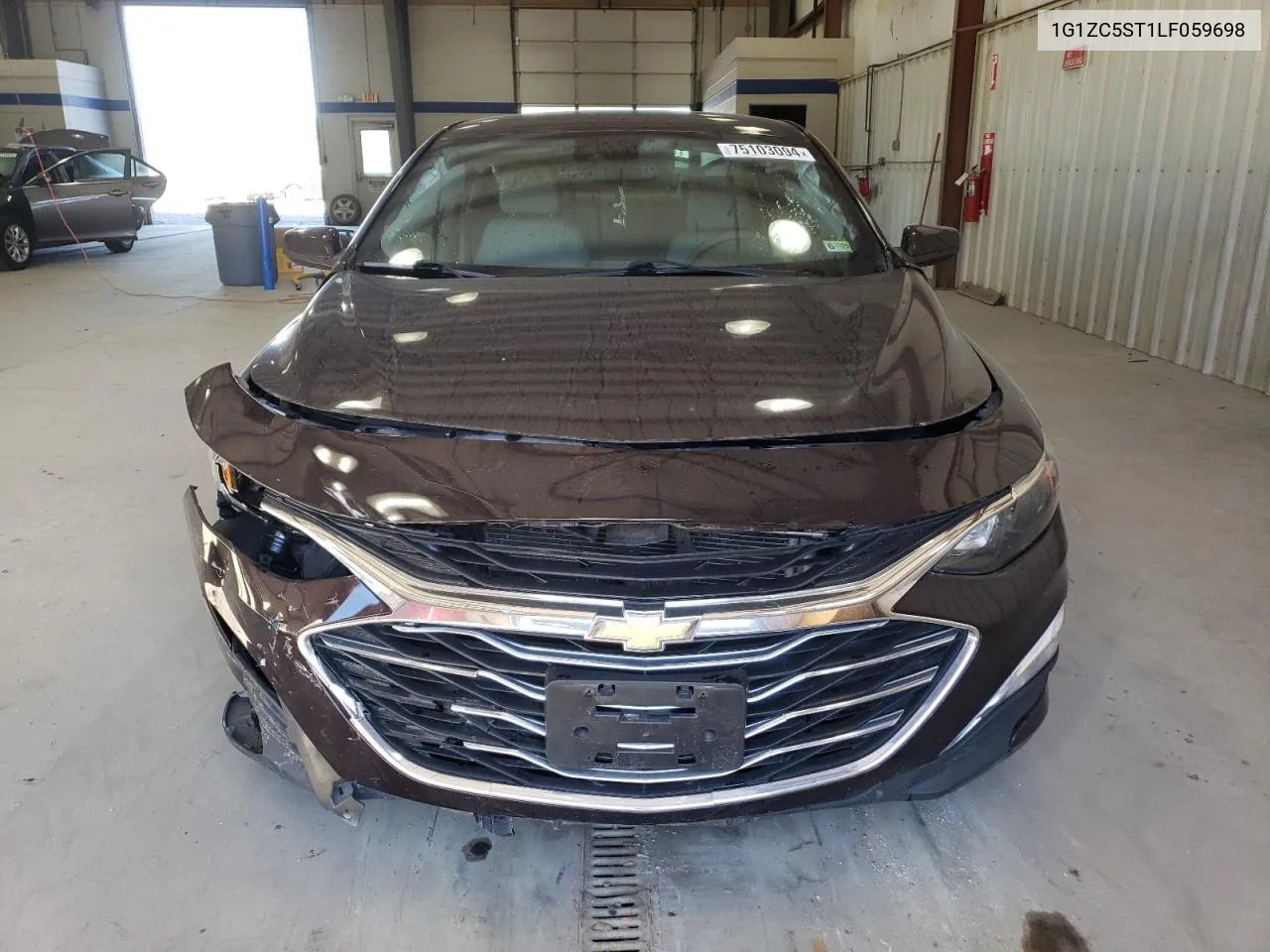 2020 Chevrolet Malibu Ls VIN: 1G1ZC5ST1LF059698 Lot: 75103094