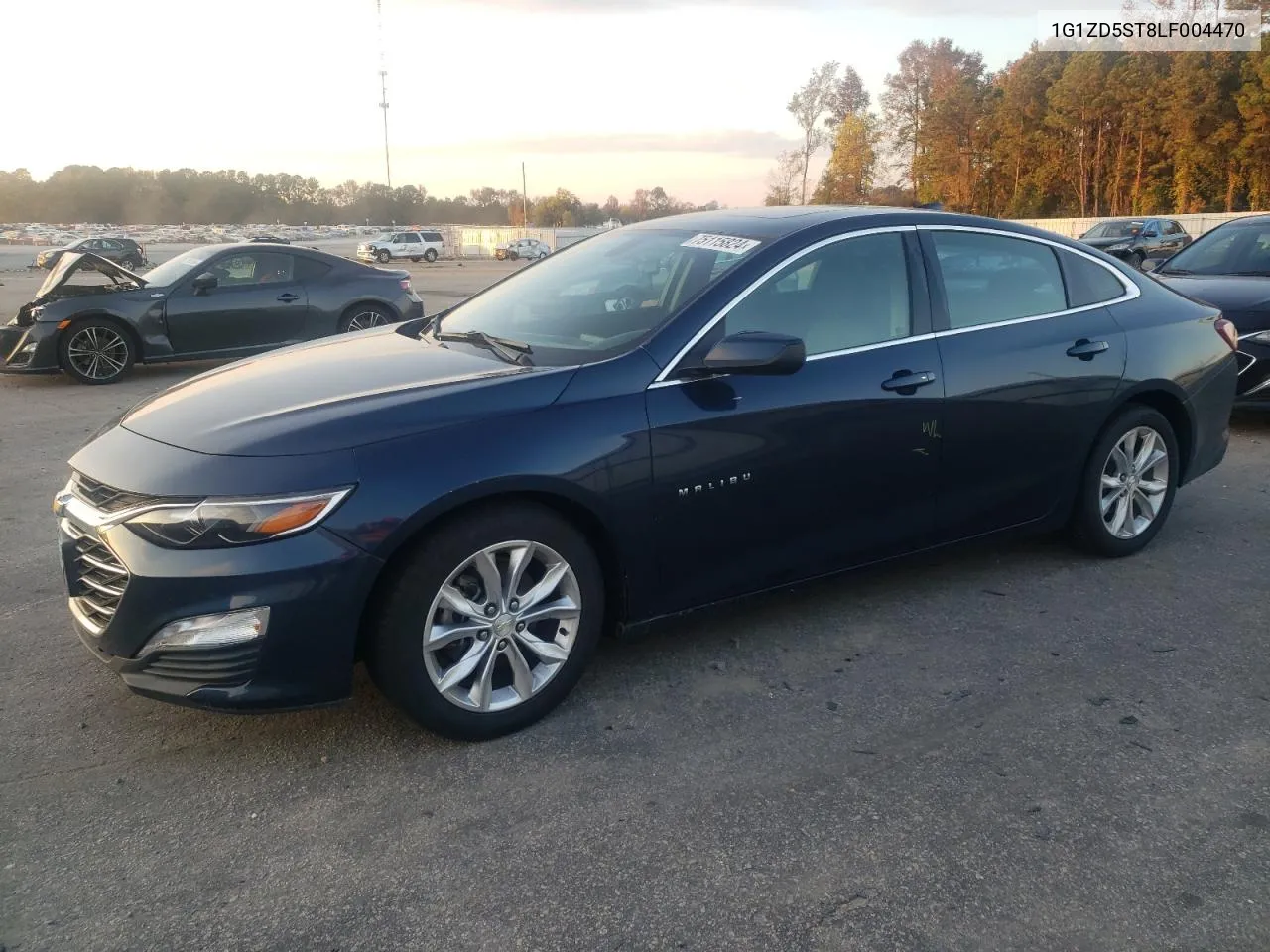 2020 Chevrolet Malibu Lt VIN: 1G1ZD5ST8LF004470 Lot: 75115824