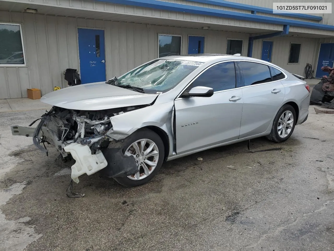 2020 Chevrolet Malibu Lt VIN: 1G1ZD5ST7LF091021 Lot: 75117344