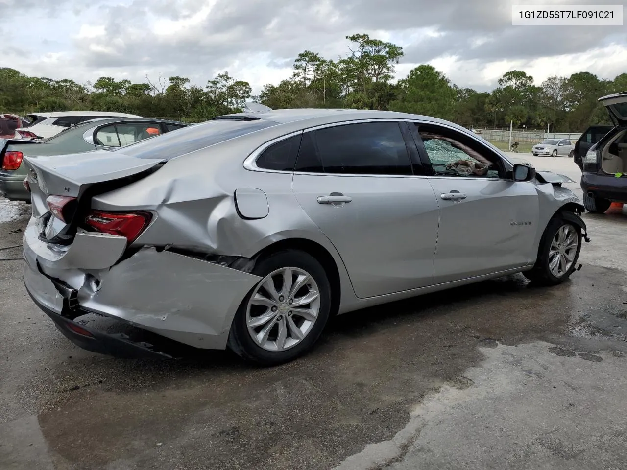 2020 Chevrolet Malibu Lt VIN: 1G1ZD5ST7LF091021 Lot: 75117344