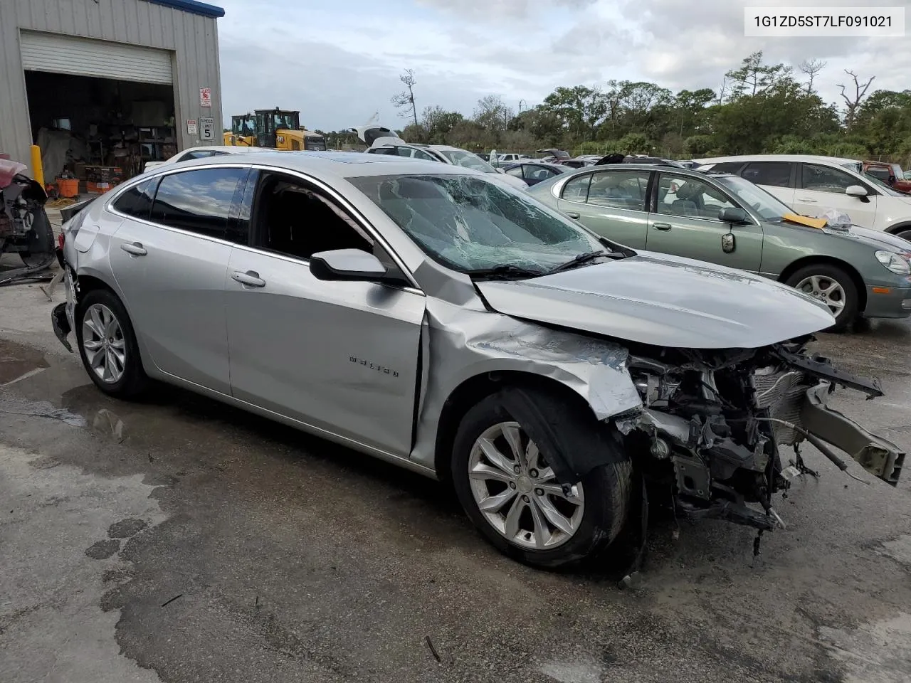 2020 Chevrolet Malibu Lt VIN: 1G1ZD5ST7LF091021 Lot: 75117344