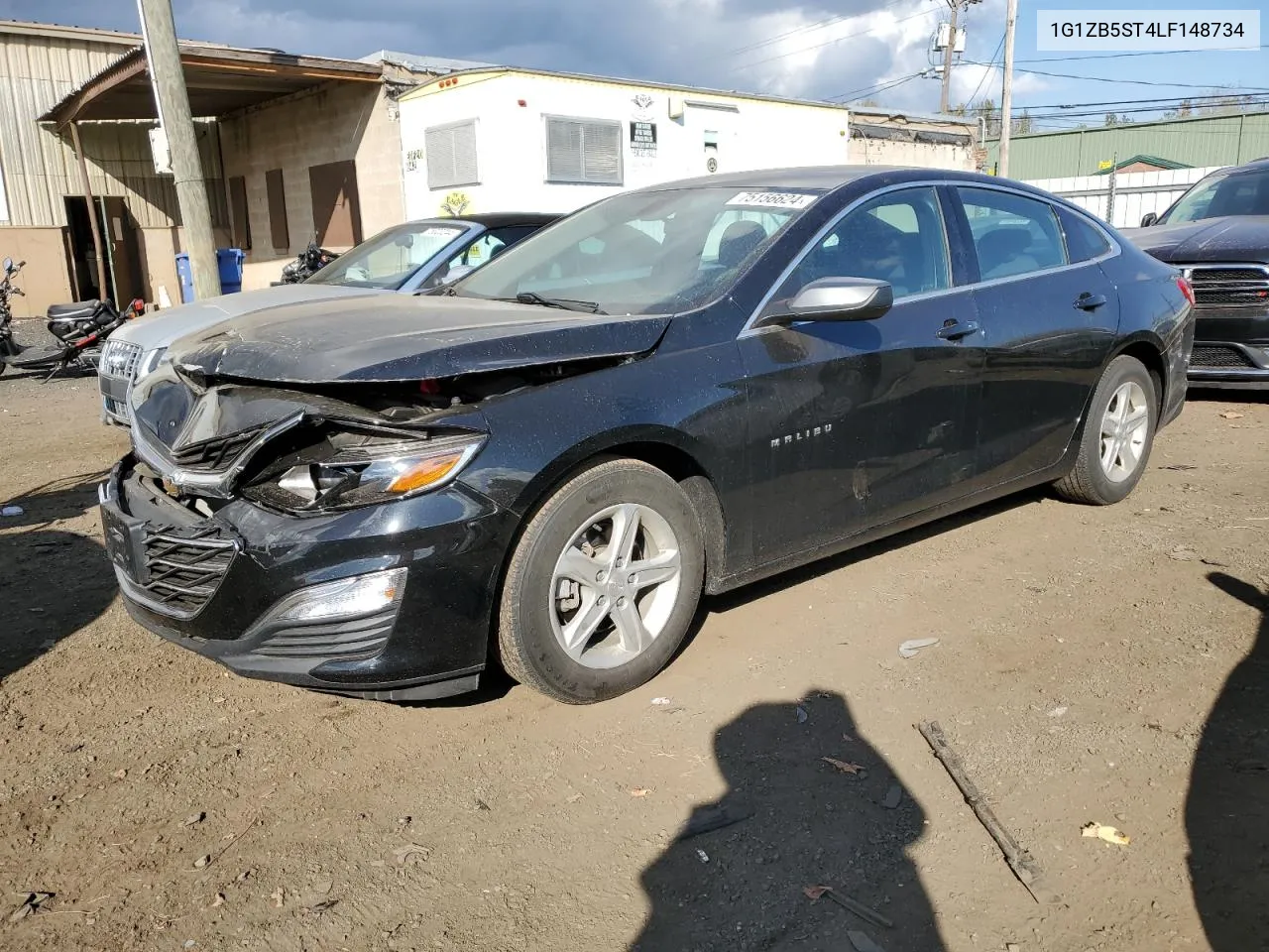 2020 Chevrolet Malibu Ls VIN: 1G1ZB5ST4LF148734 Lot: 75156624