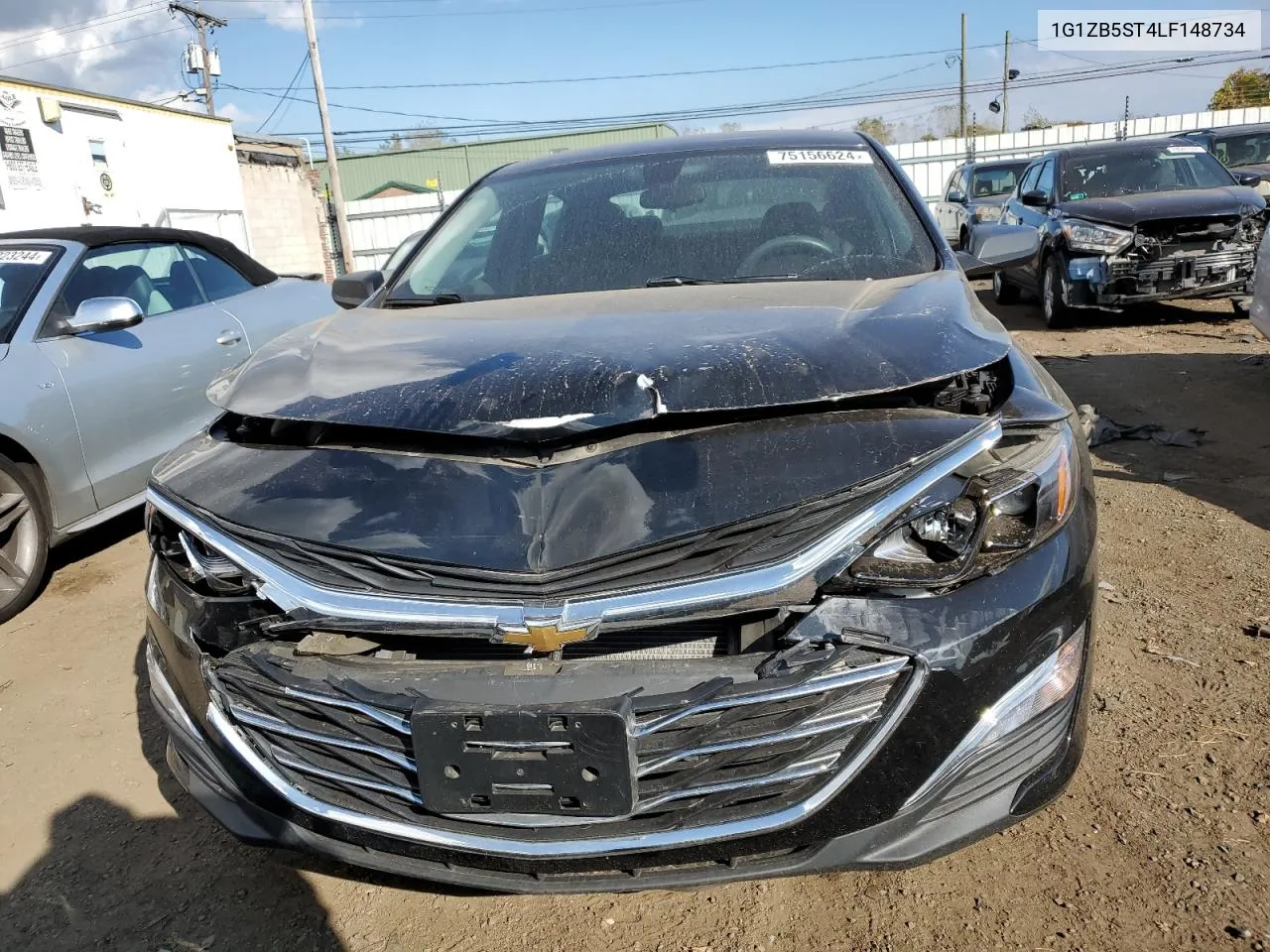 2020 Chevrolet Malibu Ls VIN: 1G1ZB5ST4LF148734 Lot: 75156624