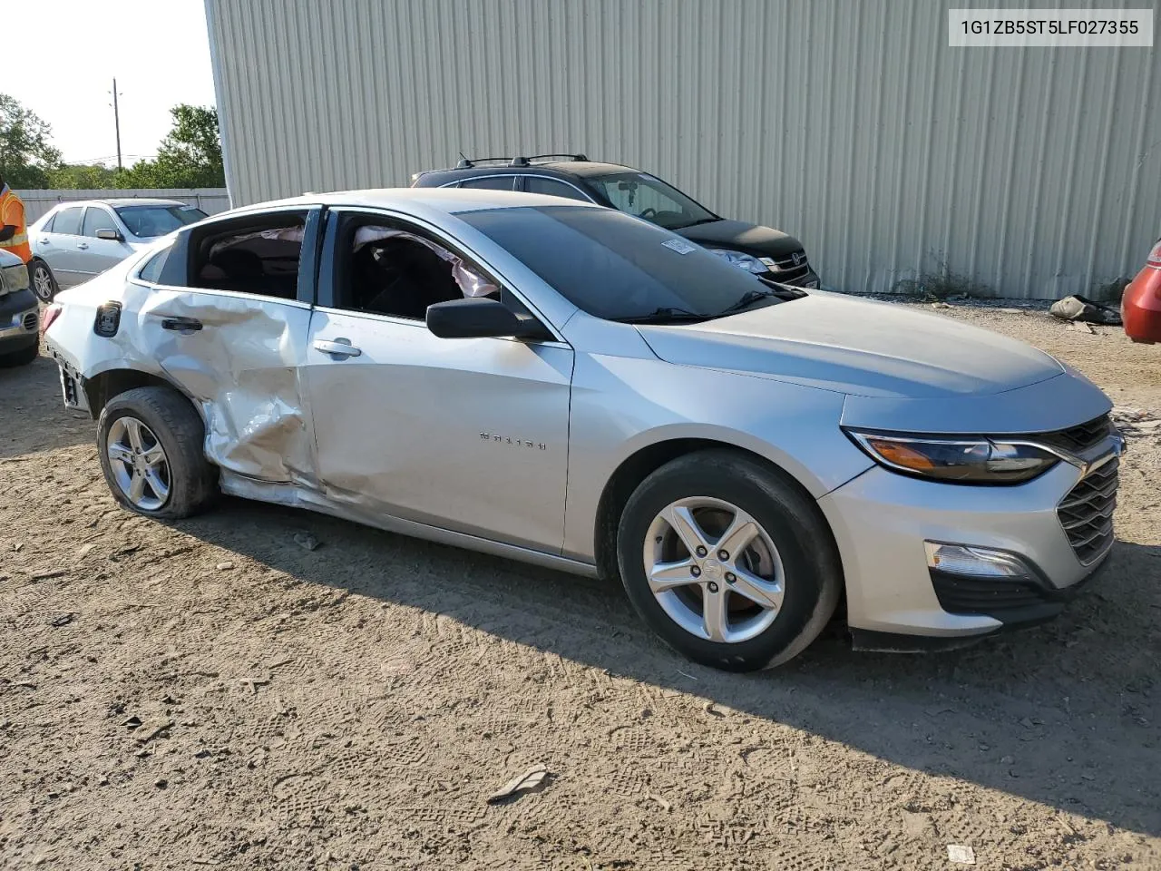 2020 Chevrolet Malibu Ls VIN: 1G1ZB5ST5LF027355 Lot: 75246554