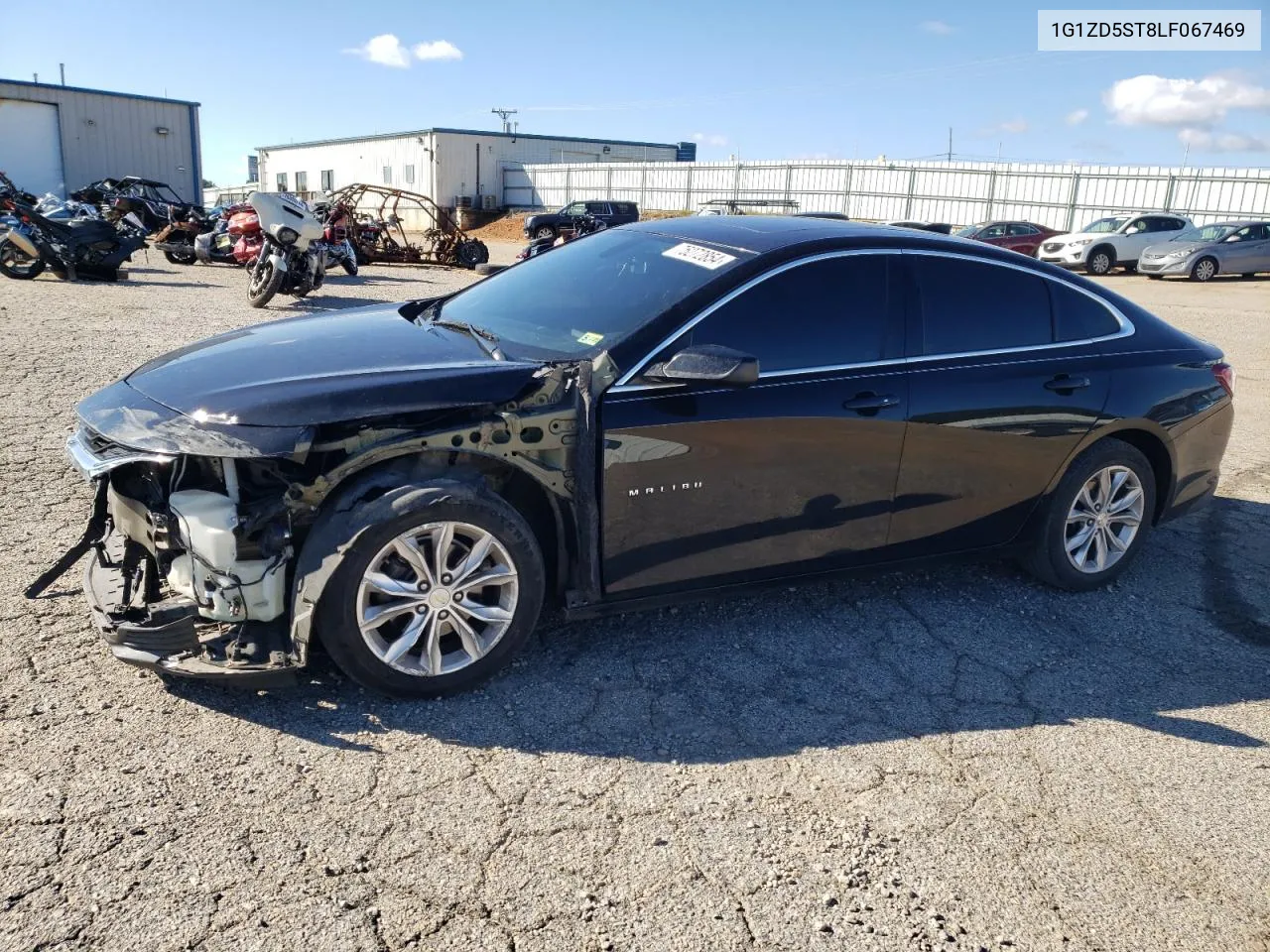 2020 Chevrolet Malibu Lt VIN: 1G1ZD5ST8LF067469 Lot: 75272854