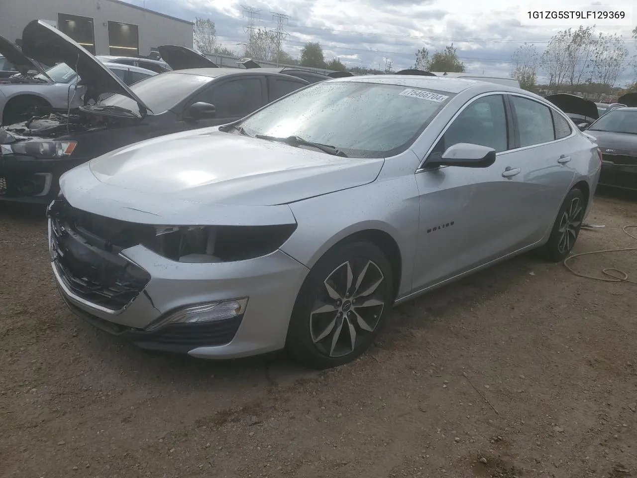 2020 Chevrolet Malibu Rs VIN: 1G1ZG5ST9LF129369 Lot: 75466704