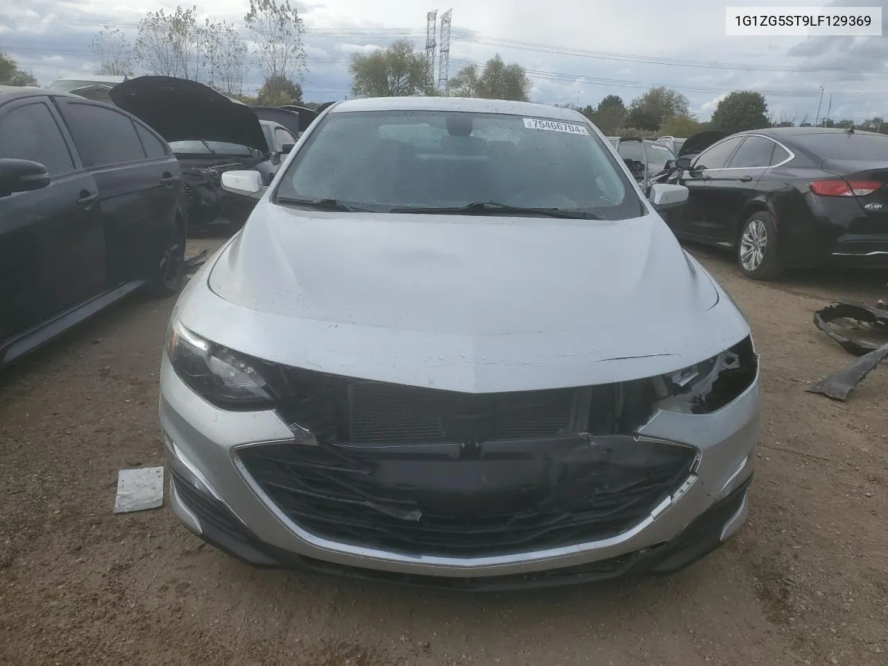 2020 Chevrolet Malibu Rs VIN: 1G1ZG5ST9LF129369 Lot: 75466704