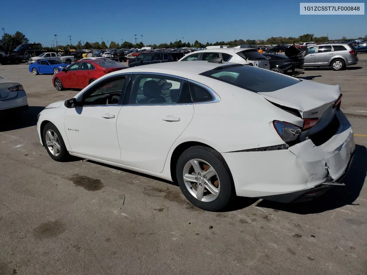 2020 Chevrolet Malibu Ls VIN: 1G1ZC5ST7LF000848 Lot: 75474494