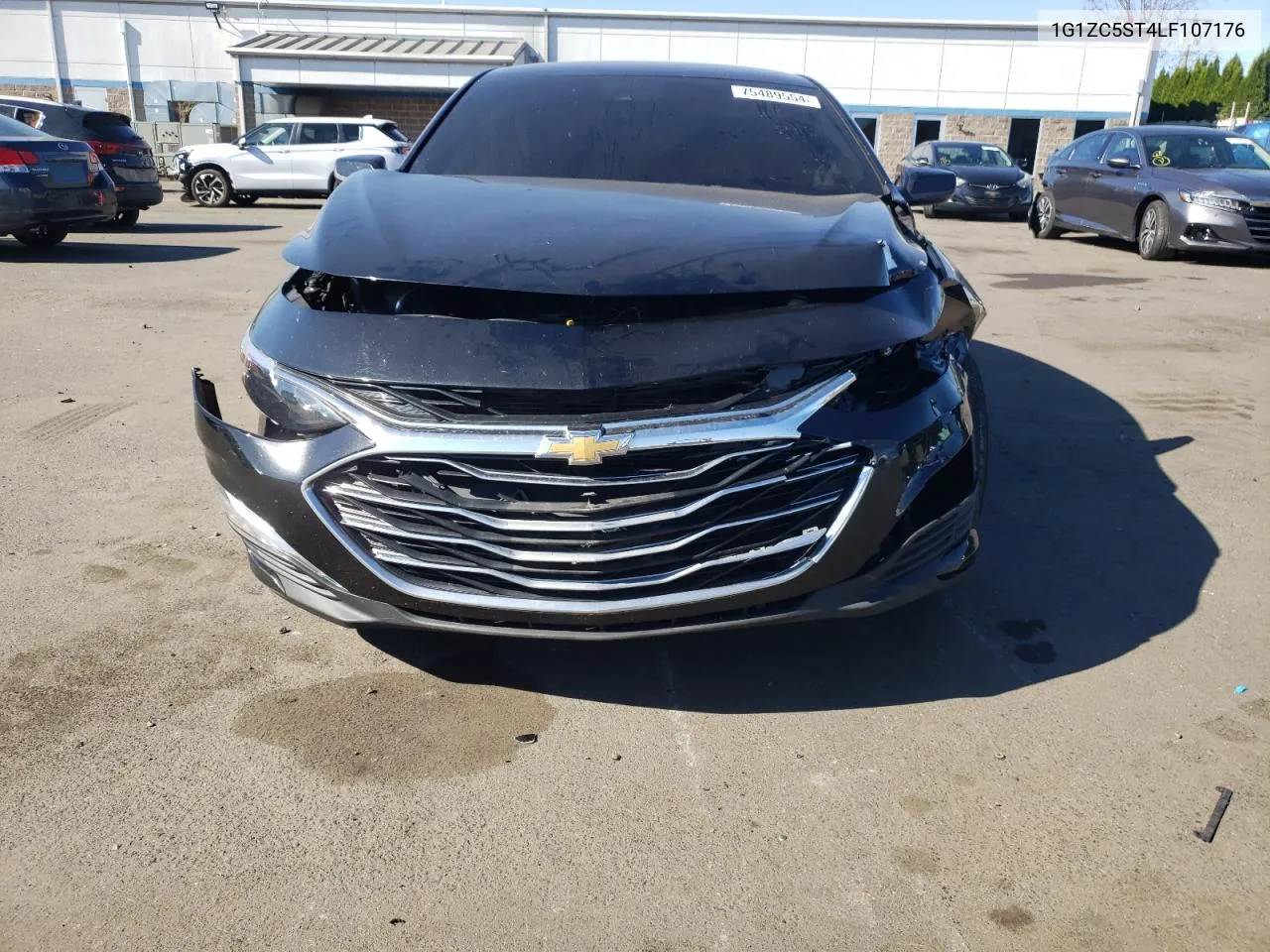 2020 Chevrolet Malibu Ls VIN: 1G1ZC5ST4LF107176 Lot: 75489554