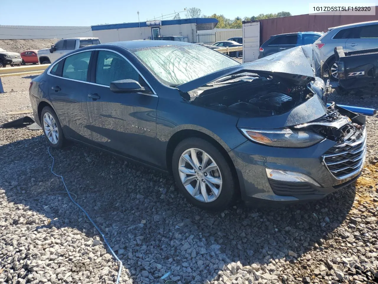 2020 Chevrolet Malibu Lt VIN: 1G1ZD5ST5LF152320 Lot: 75519234