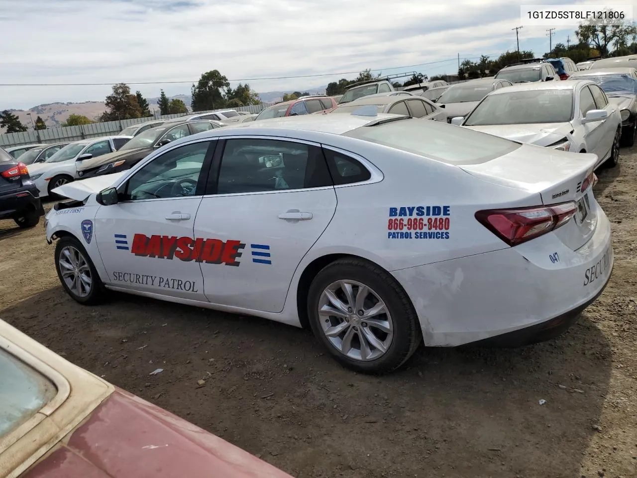 2020 Chevrolet Malibu Lt VIN: 1G1ZD5ST8LF121806 Lot: 75563574