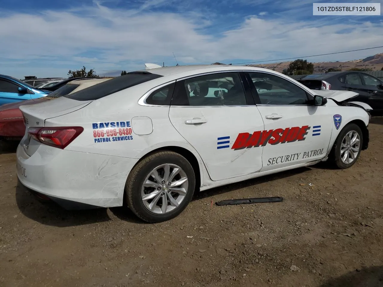 2020 Chevrolet Malibu Lt VIN: 1G1ZD5ST8LF121806 Lot: 75563574